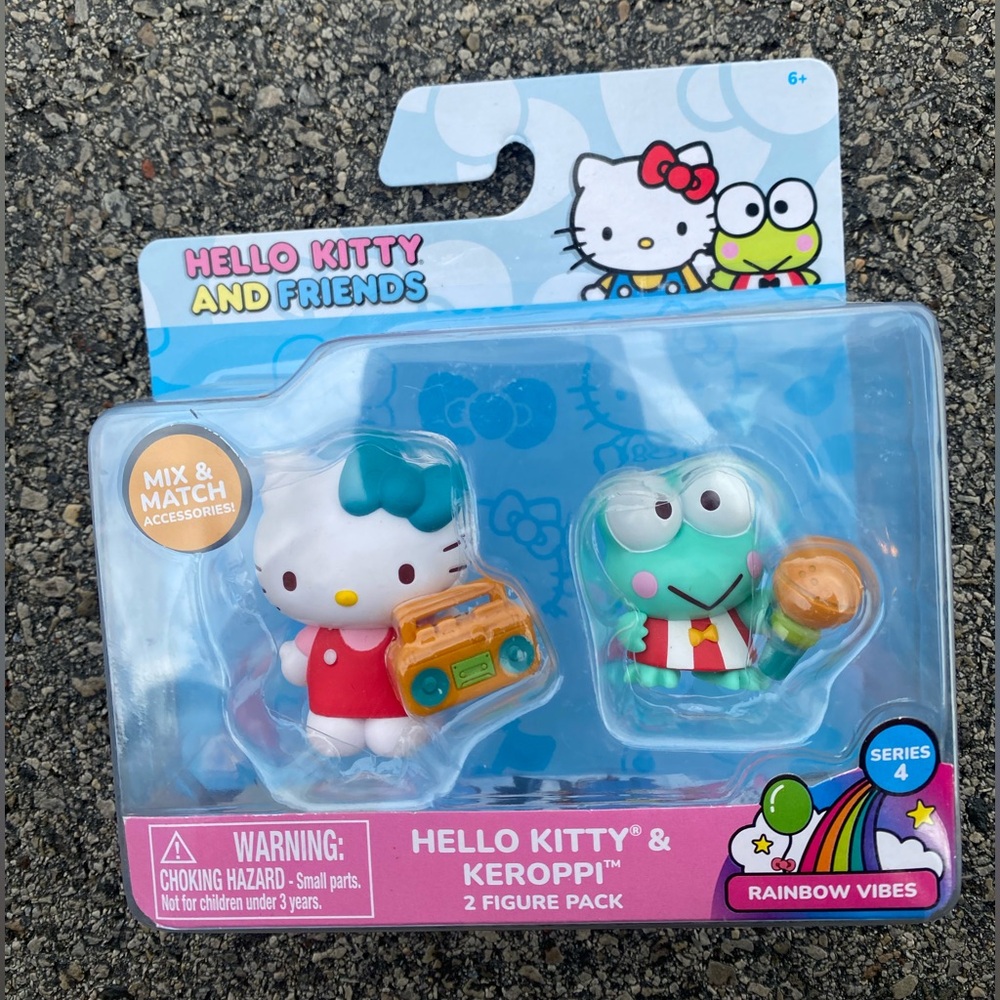 Brand New Hello Kitty And Keroppi Figurines Series 1 Sweet & Salty!